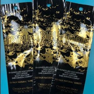 3 in 1  Tanning Lotion - Gold and Black